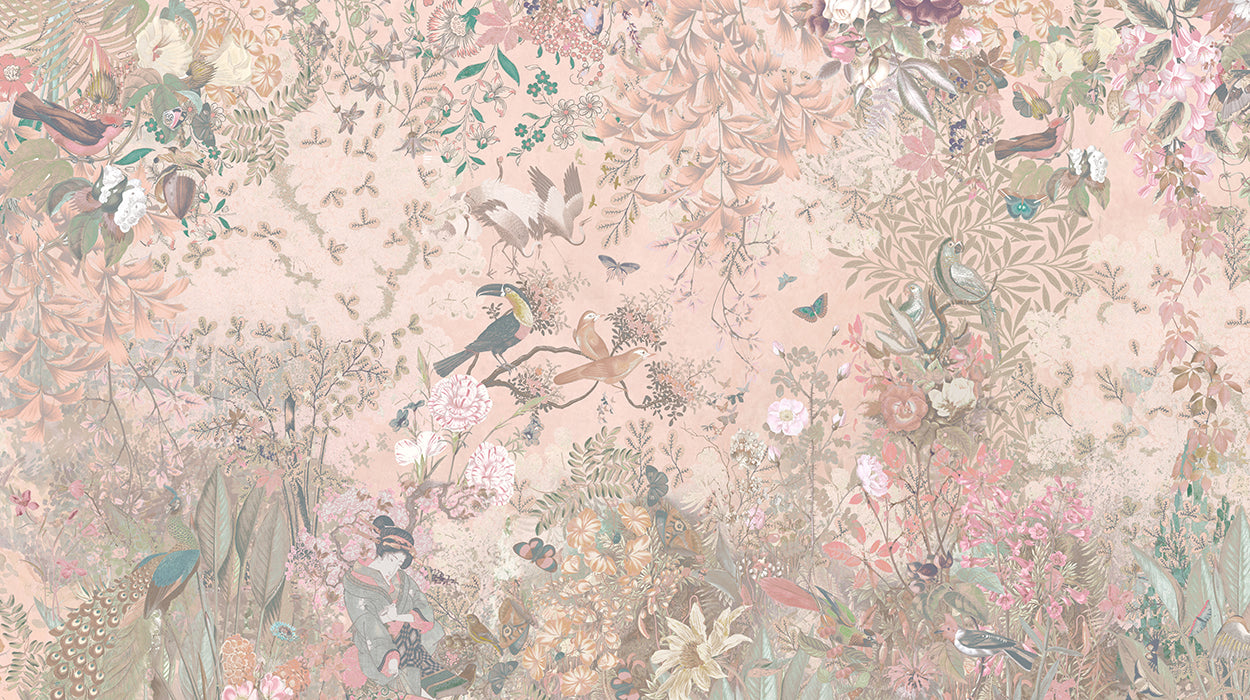 Behang Botanical Blossom | Peach.