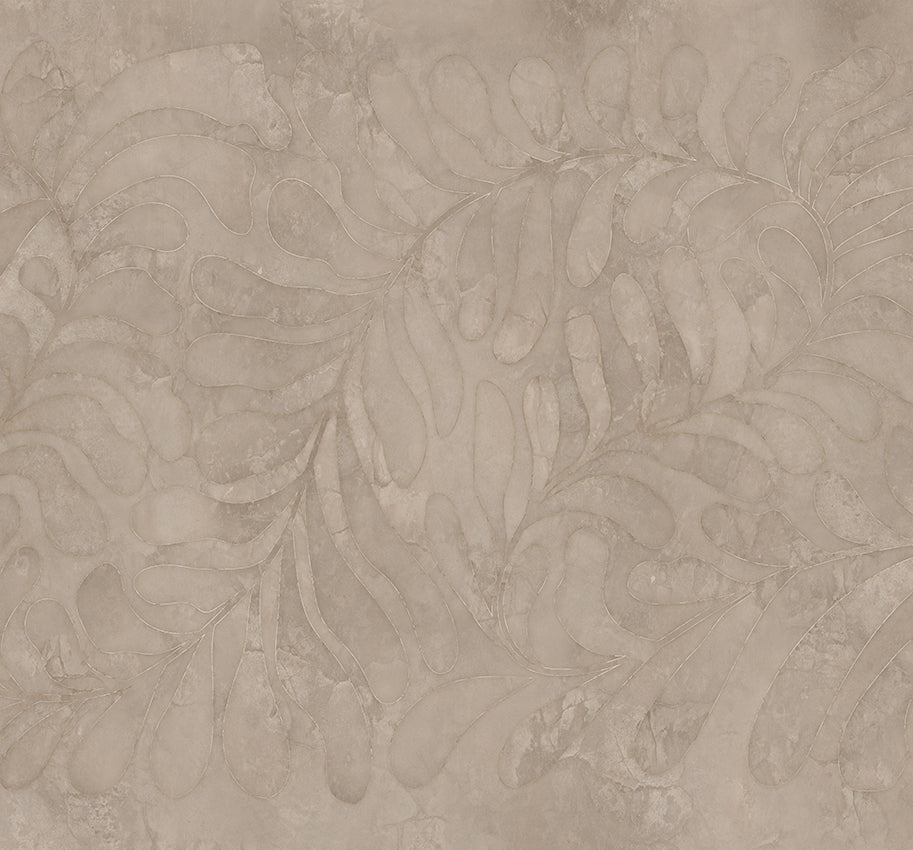 Behang Leaf | Clay