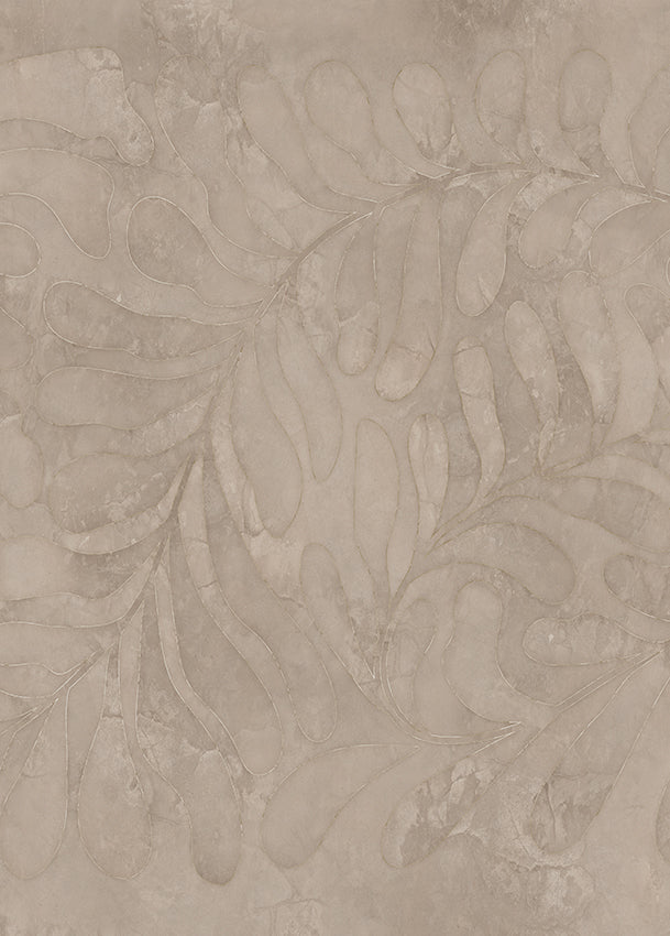 Behang Leaf | Clay