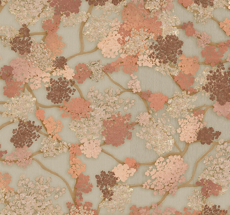 Behang Blush Bloom | Mint