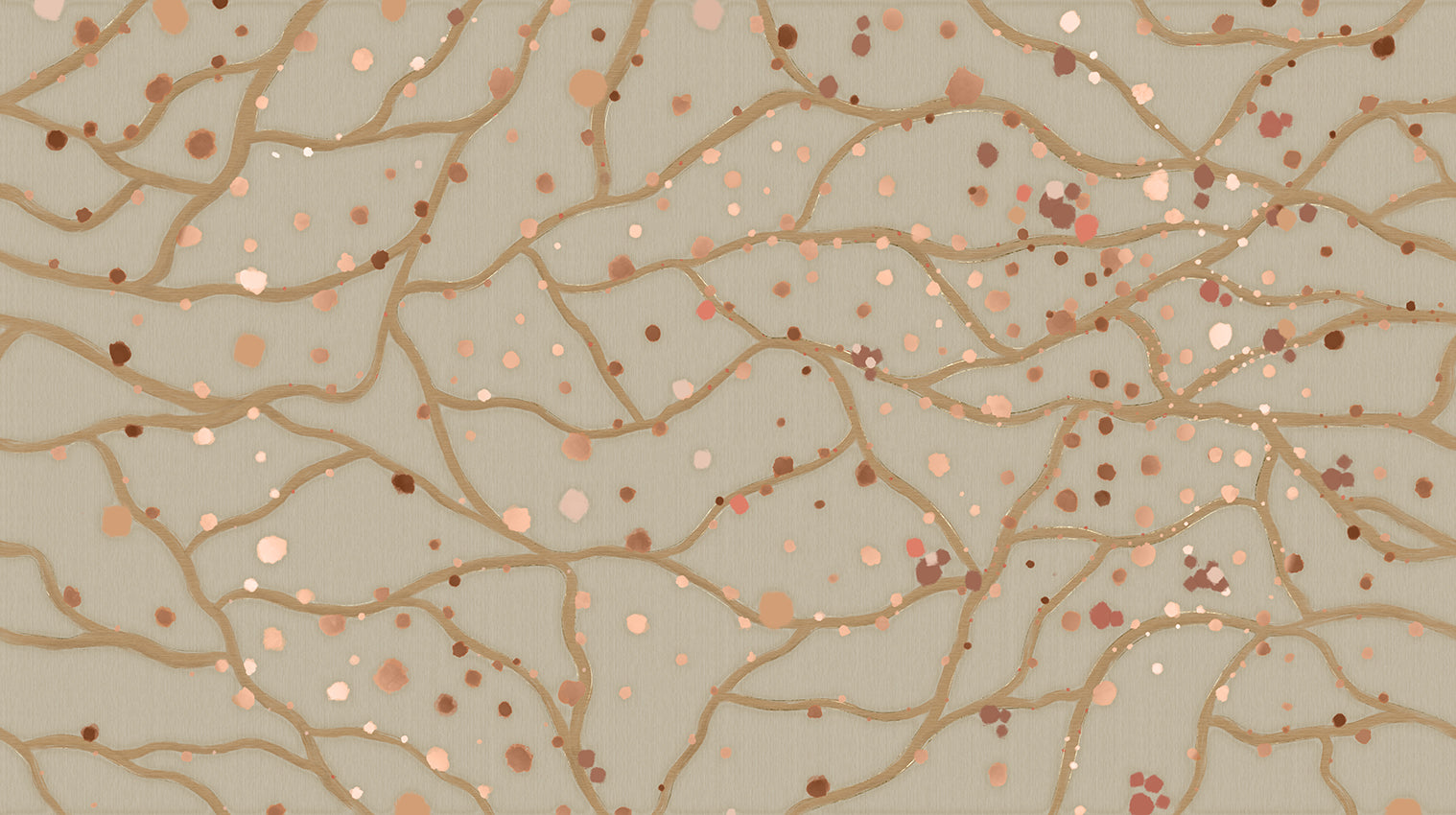 Behang Blush Dots | Mint