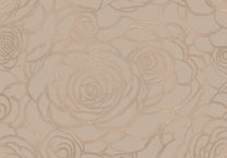 Behang Wild Roses | Clay