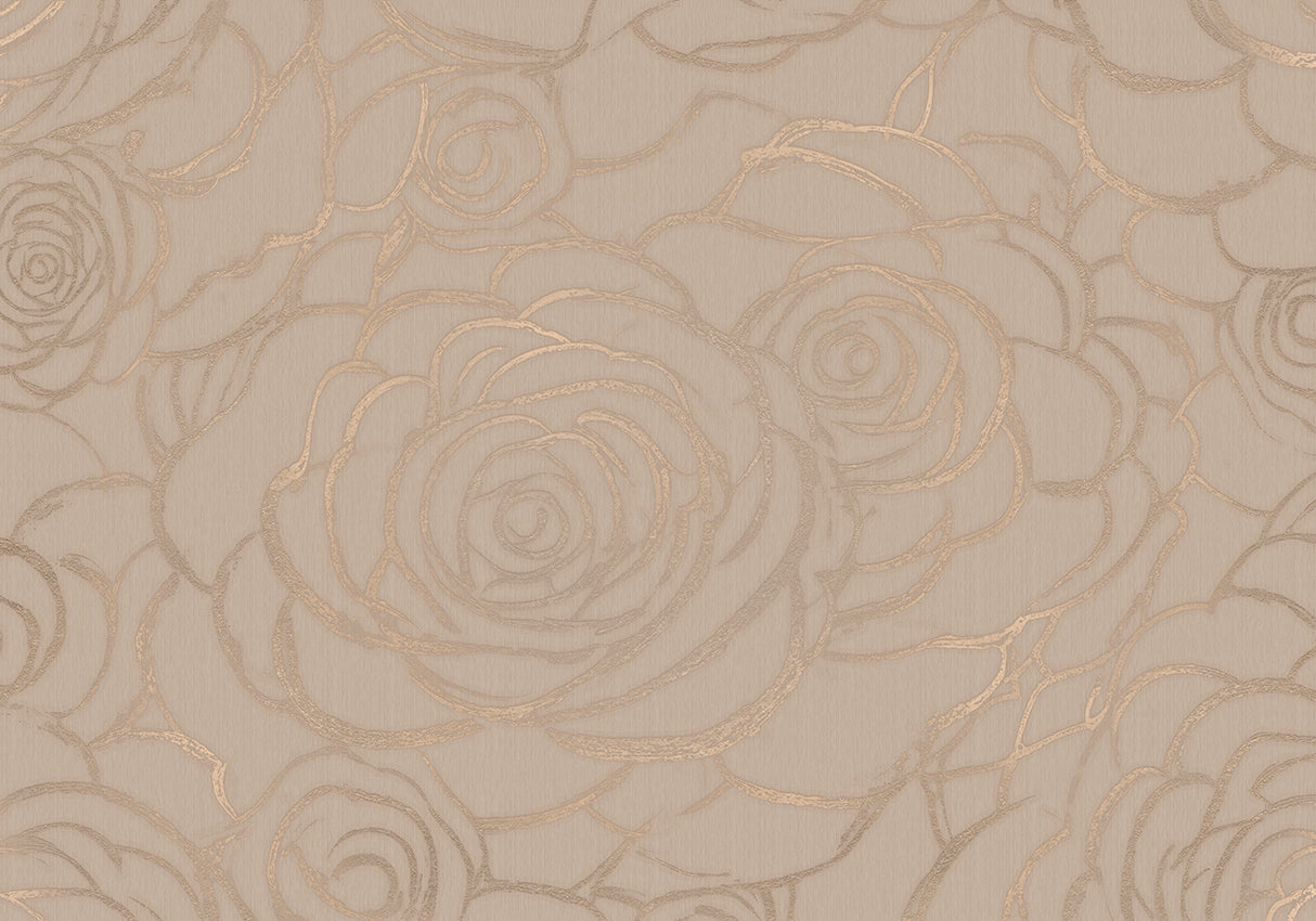Behang Wild Roses | Clay