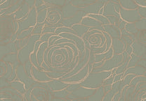 Behang Wild Roses | Mint