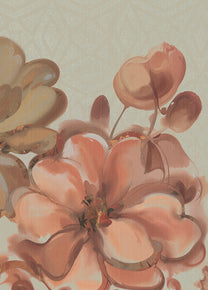 Behang Blush Flowers | Mint