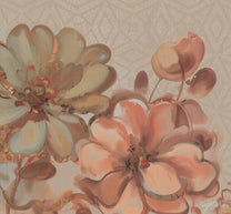Behang Blush Flowers | Clay