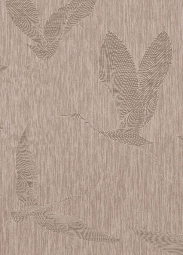 Behang Zen Flight | Clay