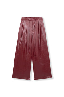 PU pants Bibi | Bordeaux | Refined Department