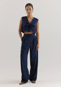 Pants Anna | Blue stripe | Harper & Yve