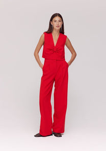 Pants Anna | Poppy red | Harper & Yve