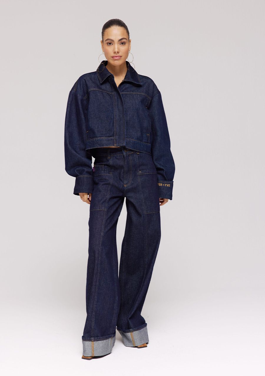 Pants Madelynn | Dark blue | Harper & Yve