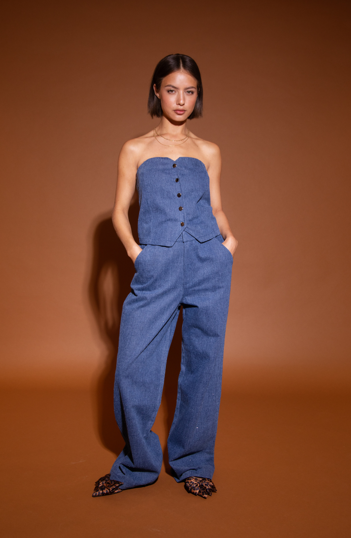 Pants Mies | Blue | Studio Amaya