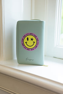 Paspoorthoes Happy mind your step | Green | Studio Poespas