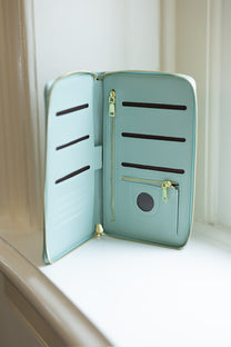 Paspoorthoes Happy mind your step | Green | Studio Poespas