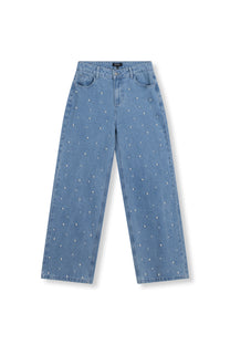 Pearl denim pants Payton | Blue denim | Refined Department