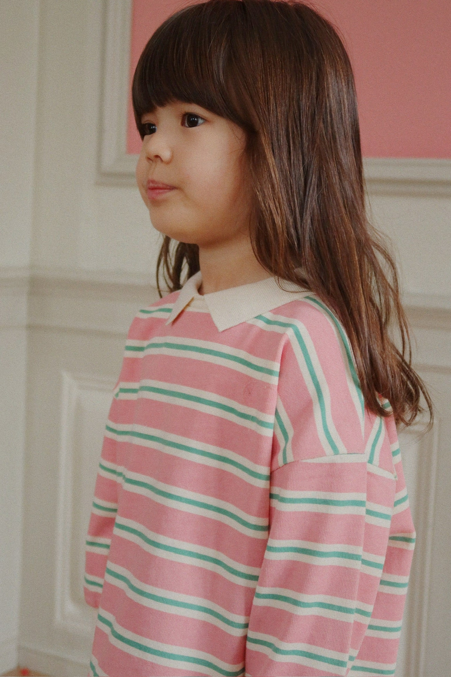 Polo Spotty | Blush bound stripe | Konges Slojd