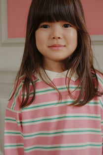 Dress Spotty | Blush bound stripe | Konges Slojd