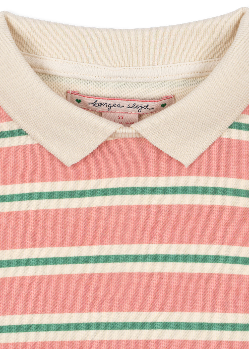 Polo Spotty | Blush bound stripe | Konges Slojd
