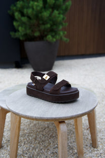Sandaal Bigmona | Brown suede | Steve Madden