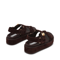 Sandaal Bigmona | Brown suede | Steve Madden