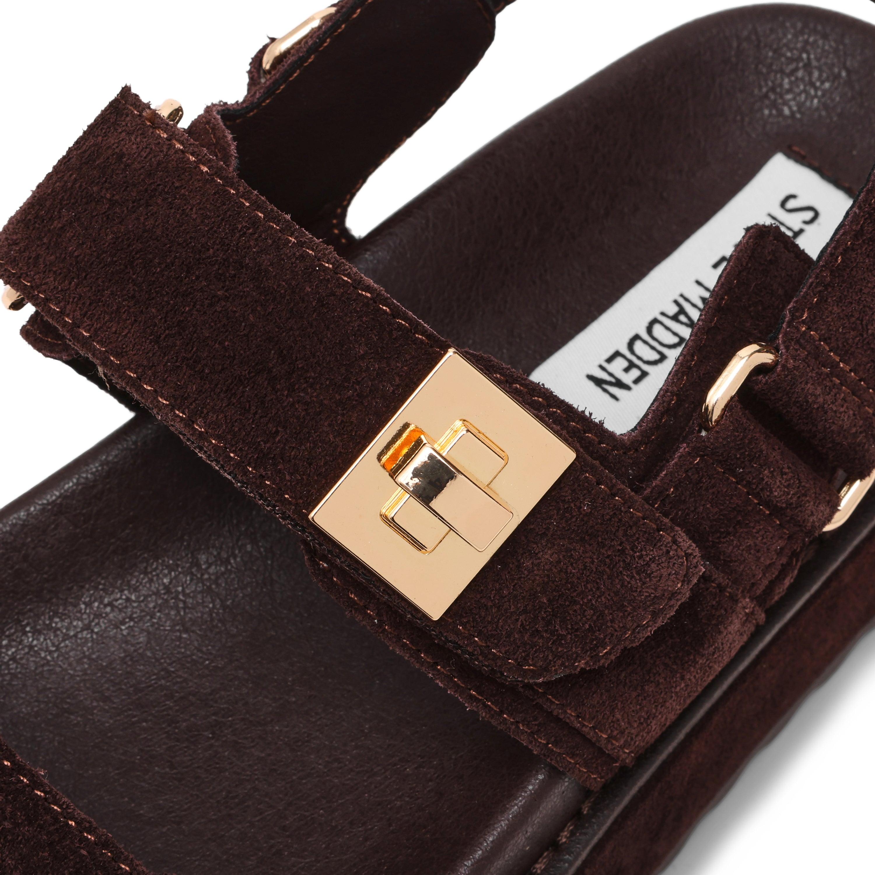 Sandaal Bigmona | Brown suede | Steve Madden