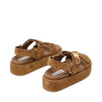 Sandaal Bigmona | Tan suede | Steve Madden