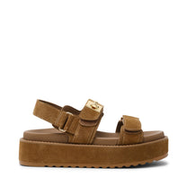 Sandaal Bigmona | Tan suede | Steve Madden
