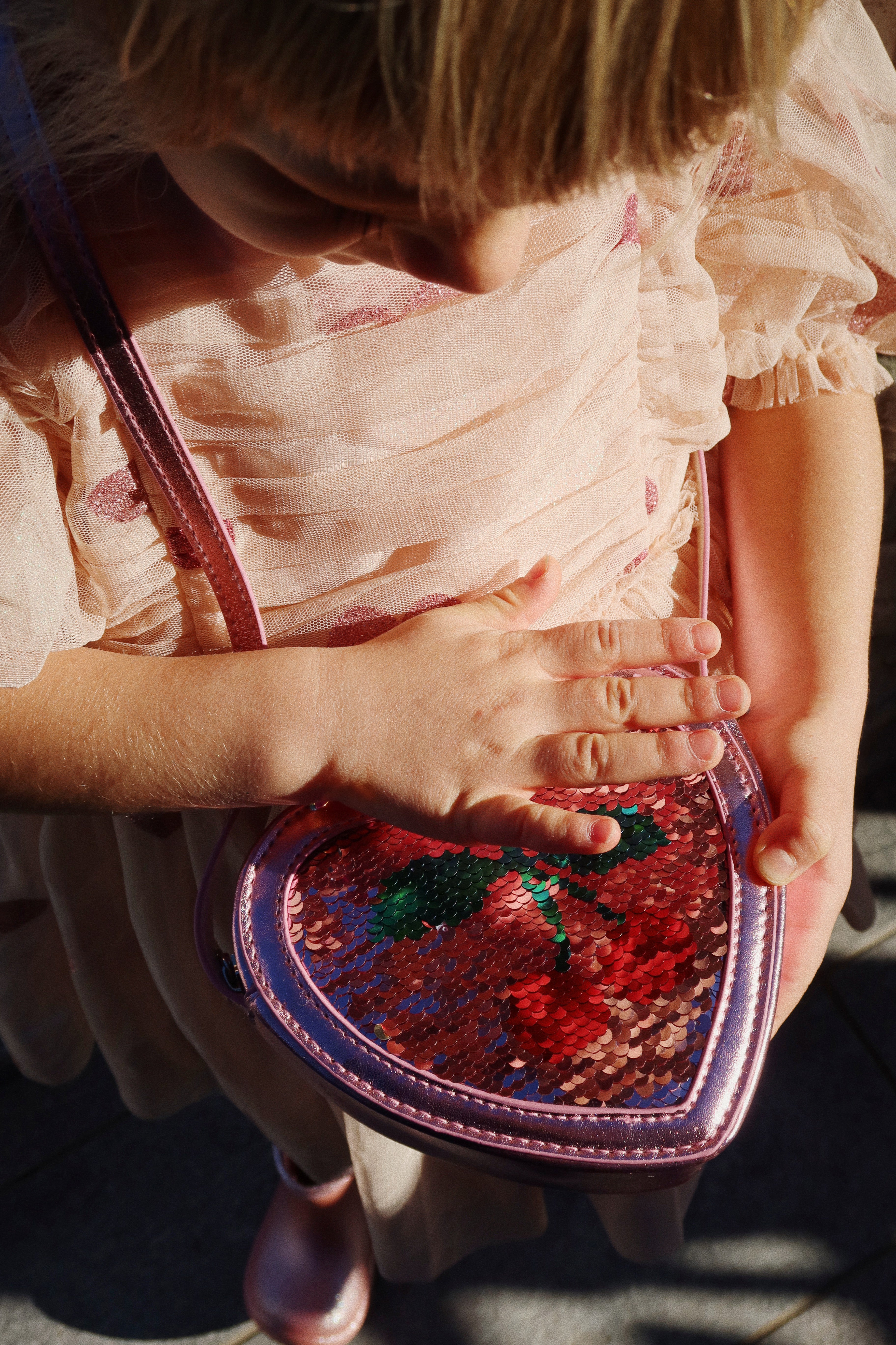 Sequin bag Tut heart | Rose | Konges Slojd