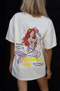 Shirt Wavy princess | Off white | Studio Poespas