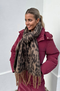 Sjaal leopard | Brown | Studio Poespas