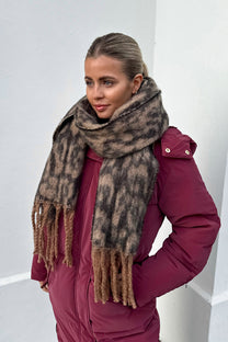 Sjaal leopard | Brown | Studio Poespas