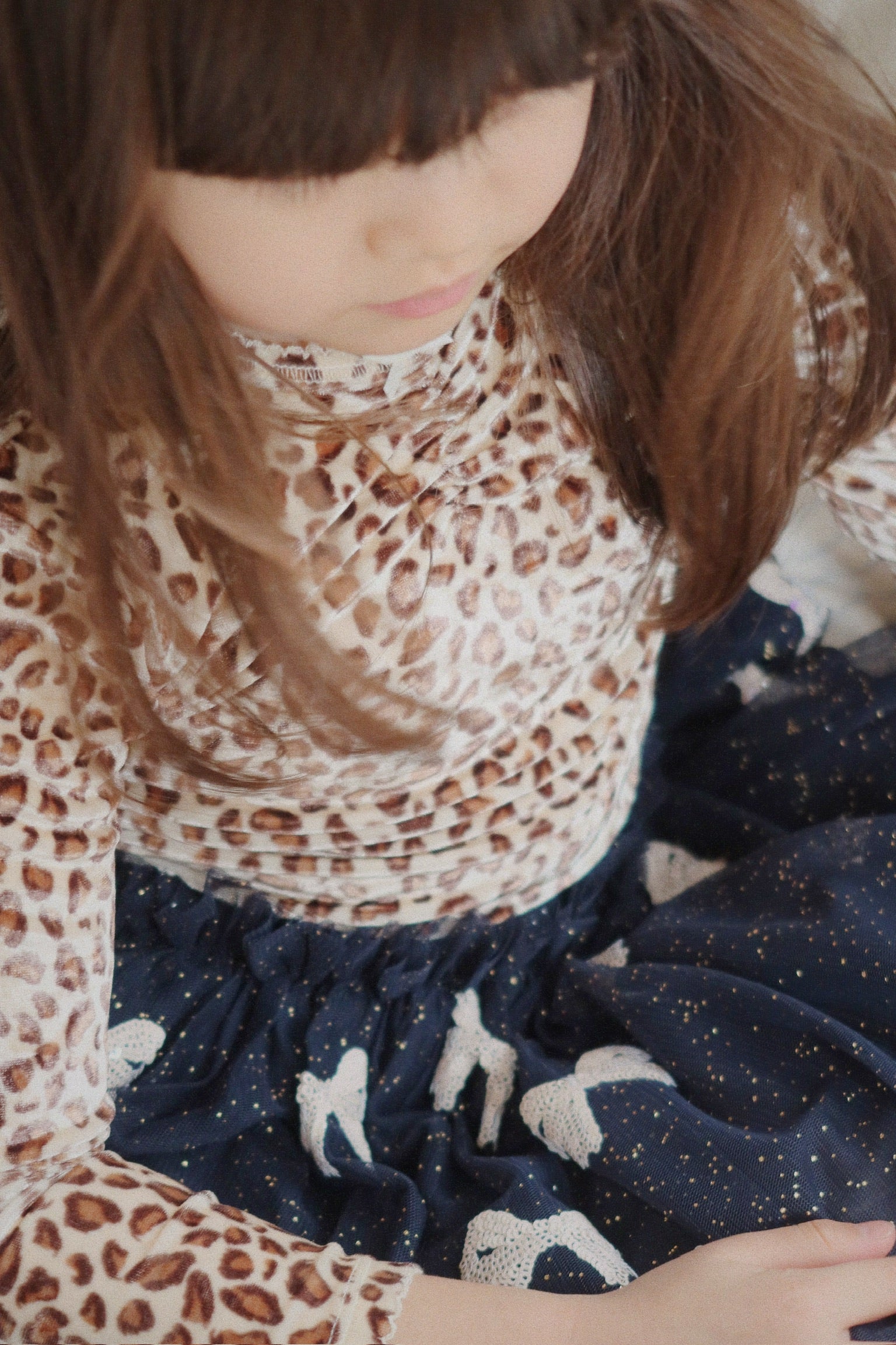 Skirt Yvonne | Bowie night sky sequin | Konges Slojd