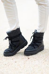 Winterboots Frosty | Zwart | Unisa