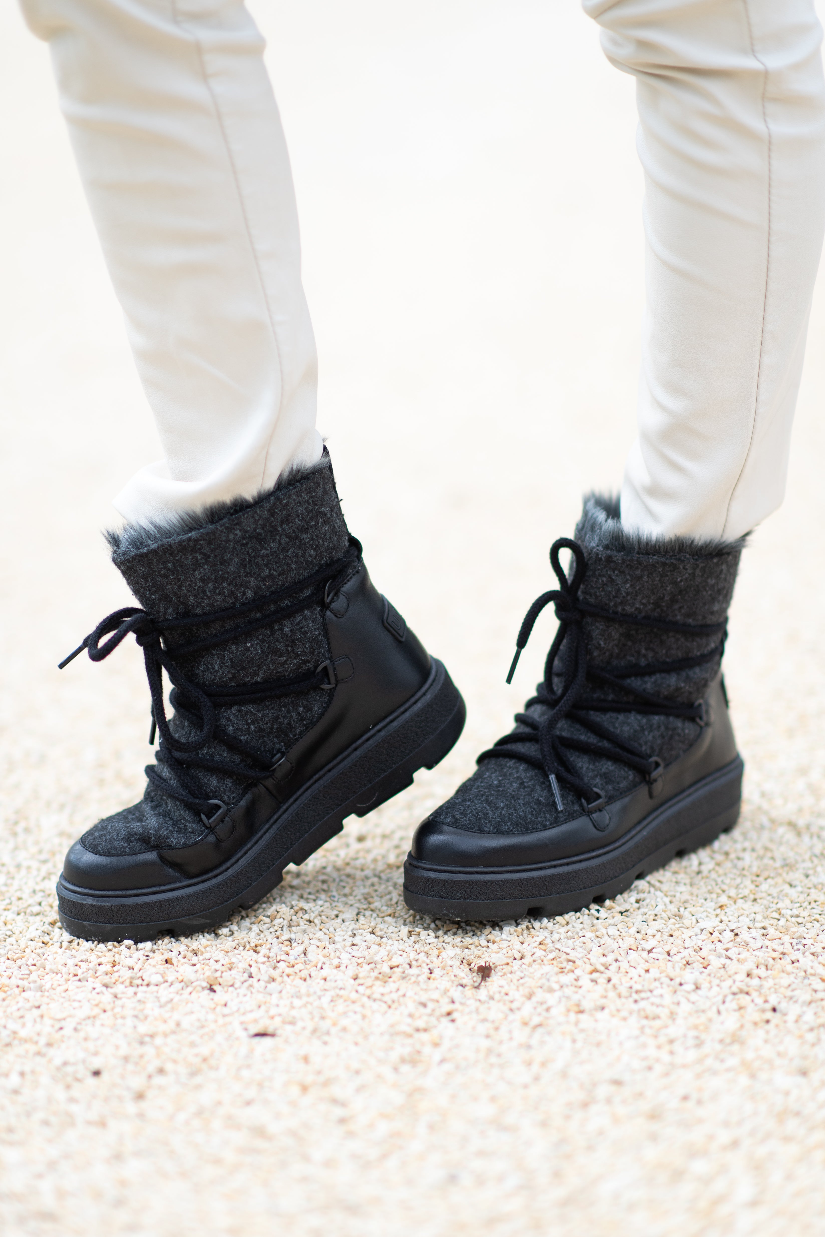 Winterboots Frosty | Zwart | Unisa