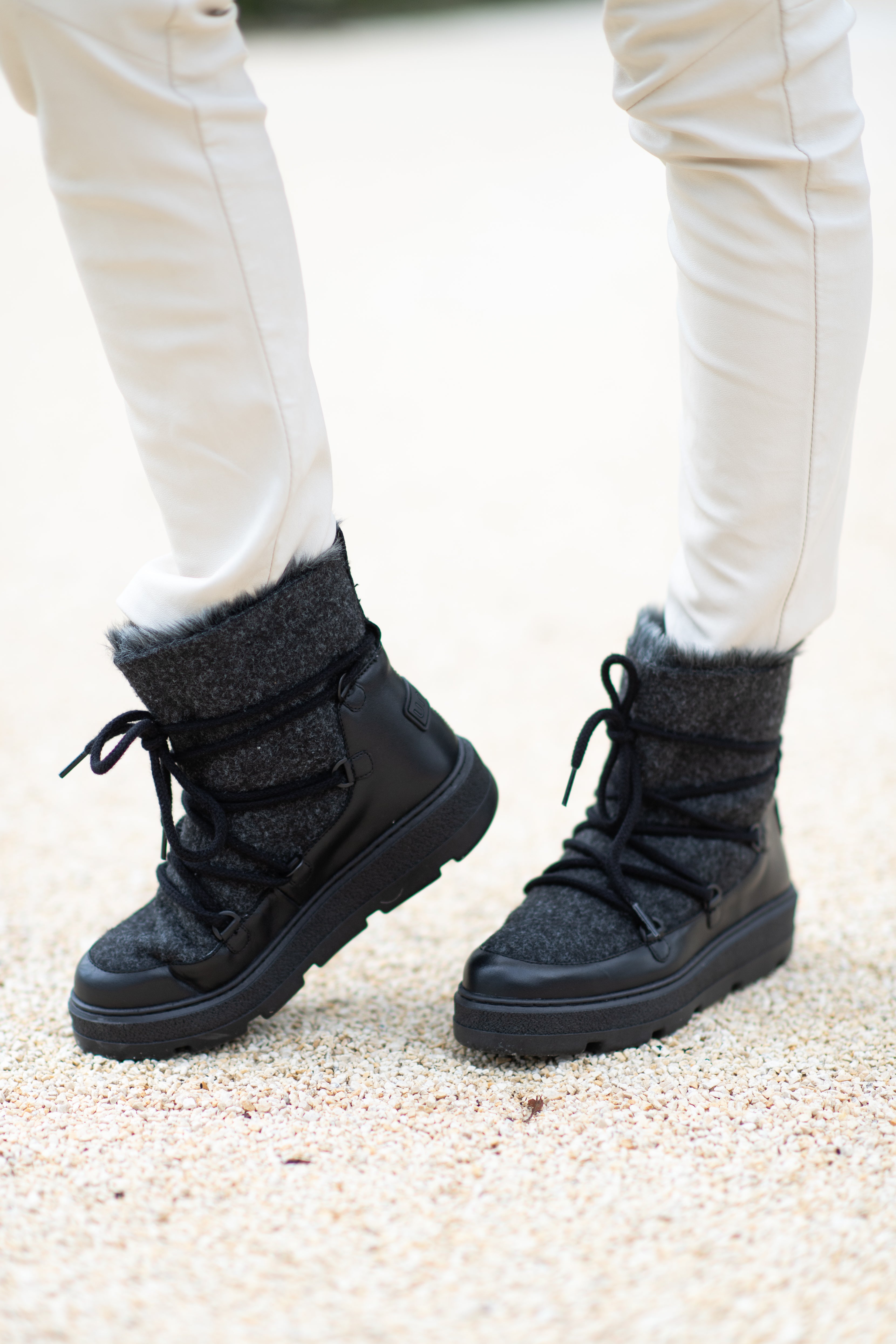 Winterboots Frosty | Zwart | Unisa