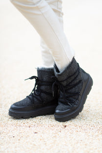 Winterboots Frosty | Zwart | Unisa