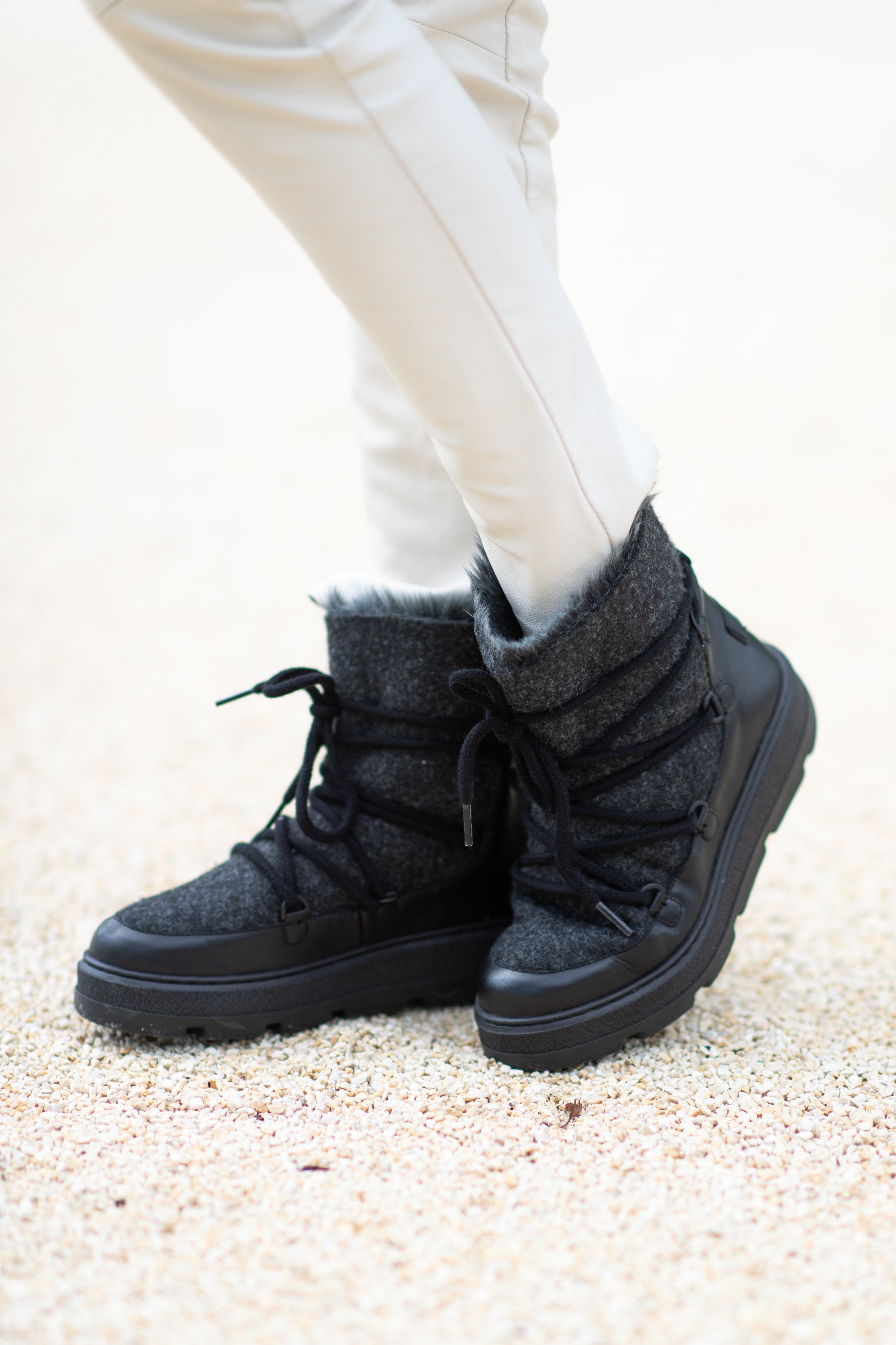 Winterboots Frosty | Zwart | Unisa