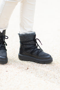 Winterboots Frosty | Zwart | Unisa