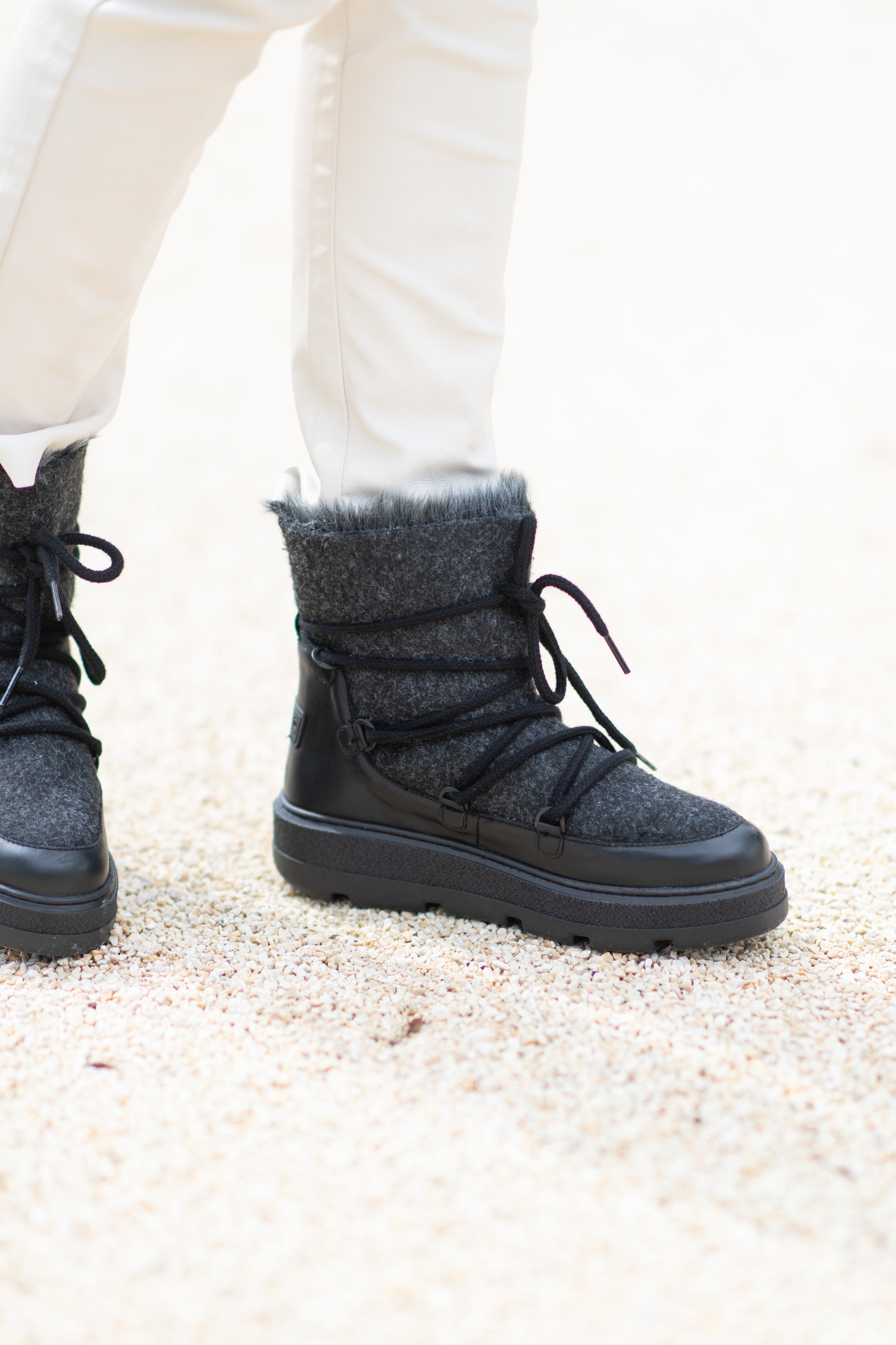 Winterboots Frosty | Zwart | Unisa