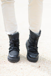 Winterboots Frosty | Zwart | Unisa