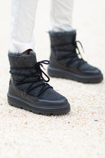Winterboots Frosty | Zwart | Unisa