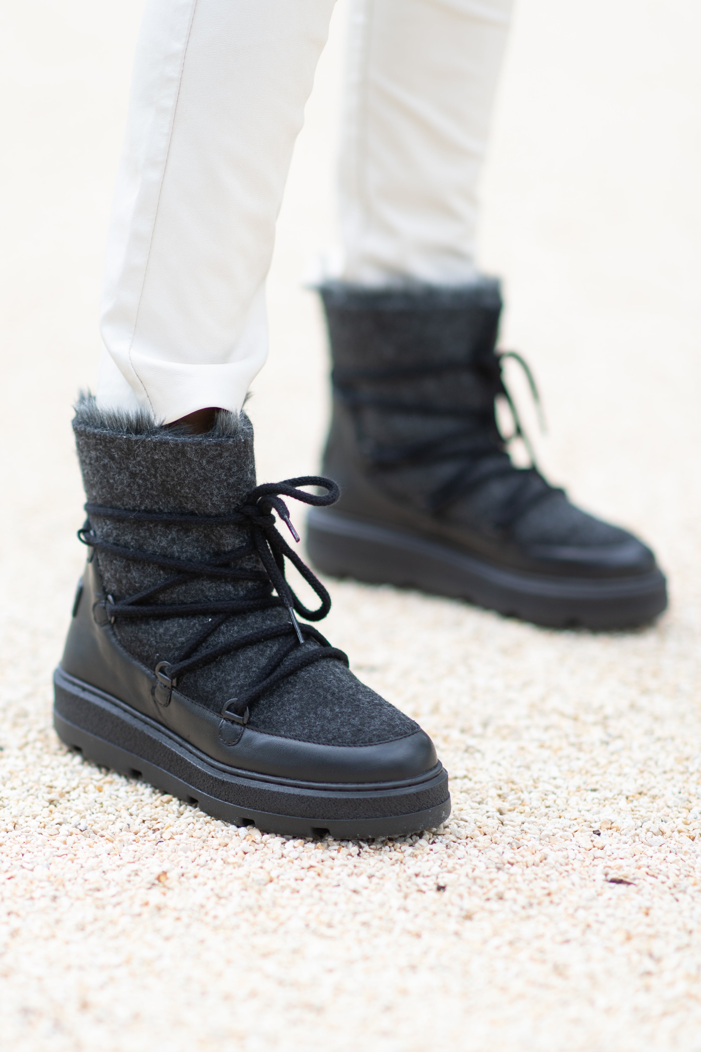Winterboots Frosty | Zwart | Unisa