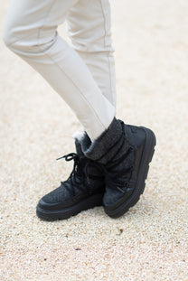 Winterboots Frosty | Zwart | Unisa