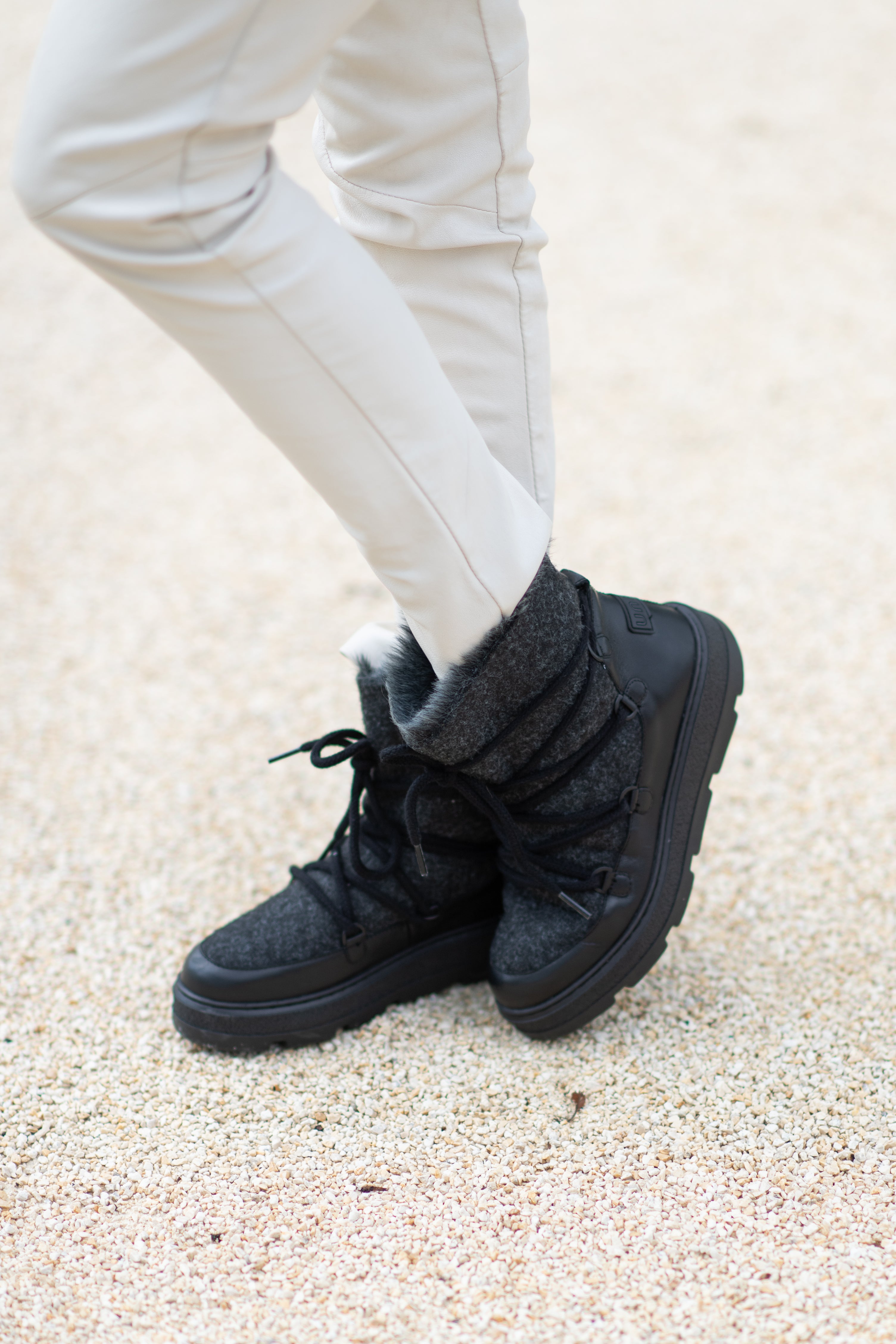 Winterboots Frosty | Zwart | Unisa