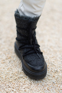Winterboots Frosty | Zwart | Unisa