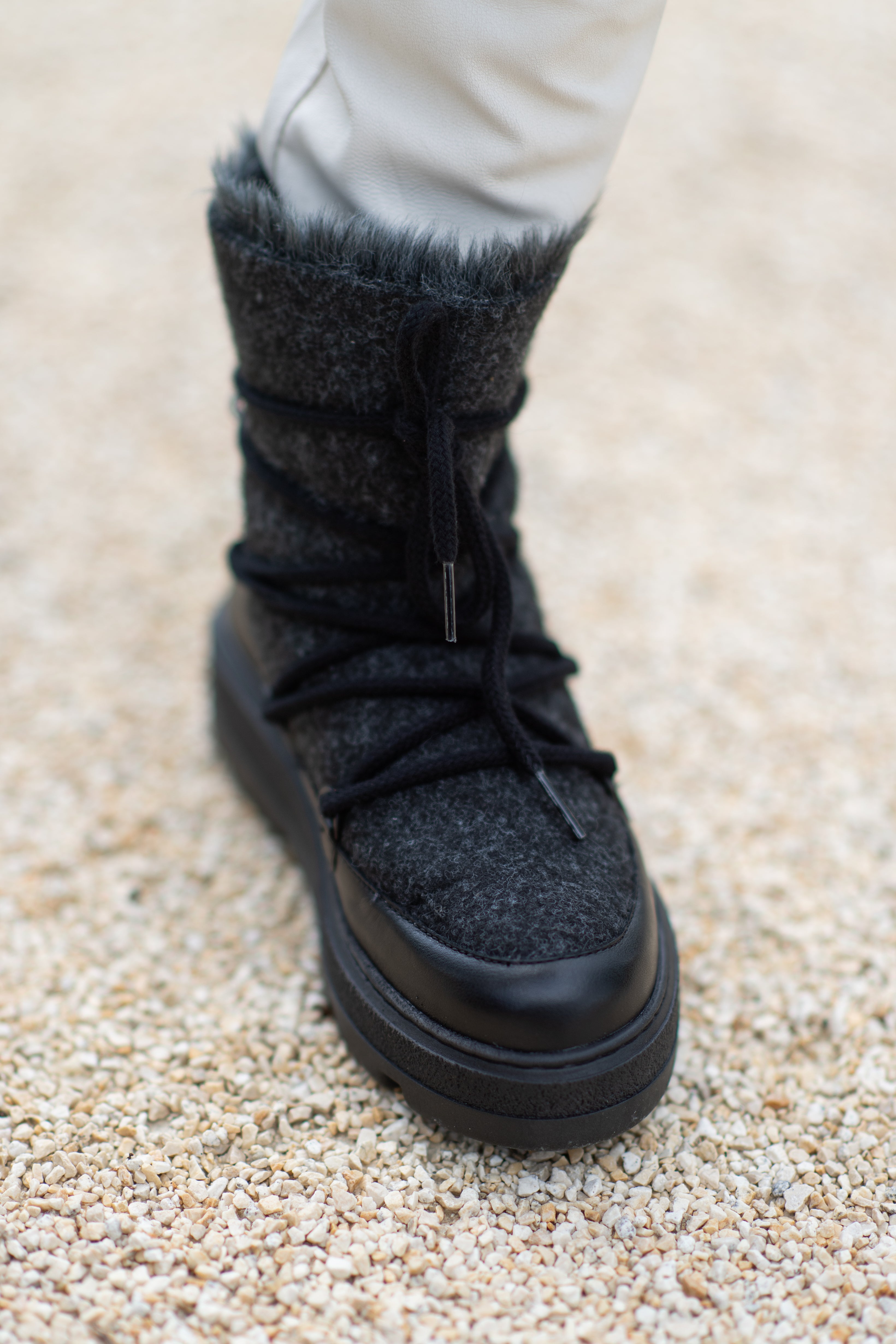 Winterboots Frosty | Zwart | Unisa