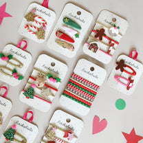 Stripy christmas tree clips | Rockahula