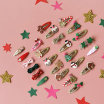 Stripy christmas tree clips | Rockahula