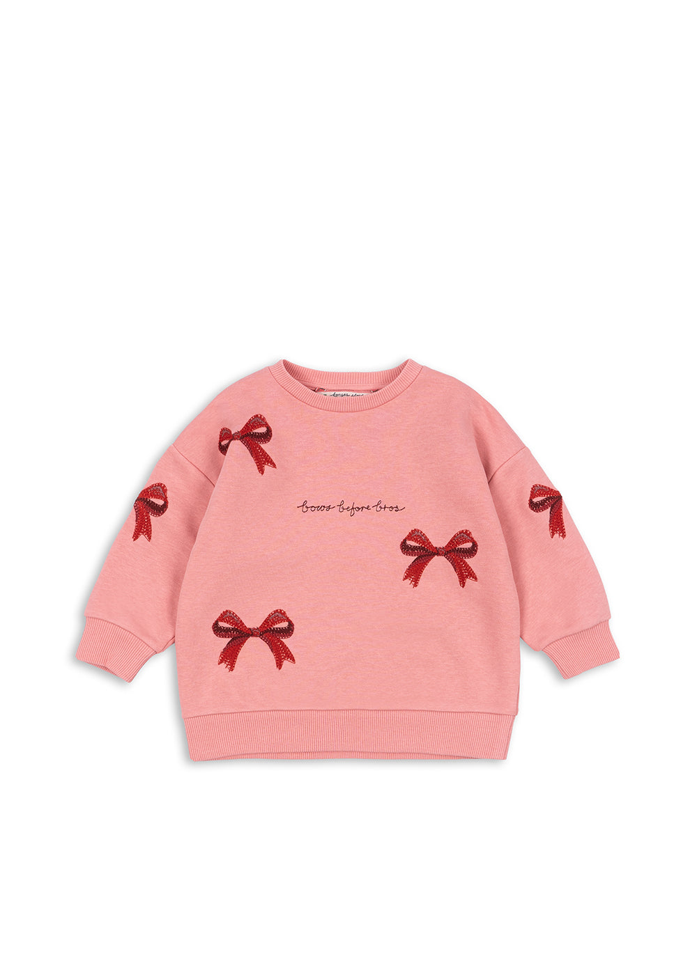 Sweat shirt Lou bow | Strawberry ice | Konges Slojd