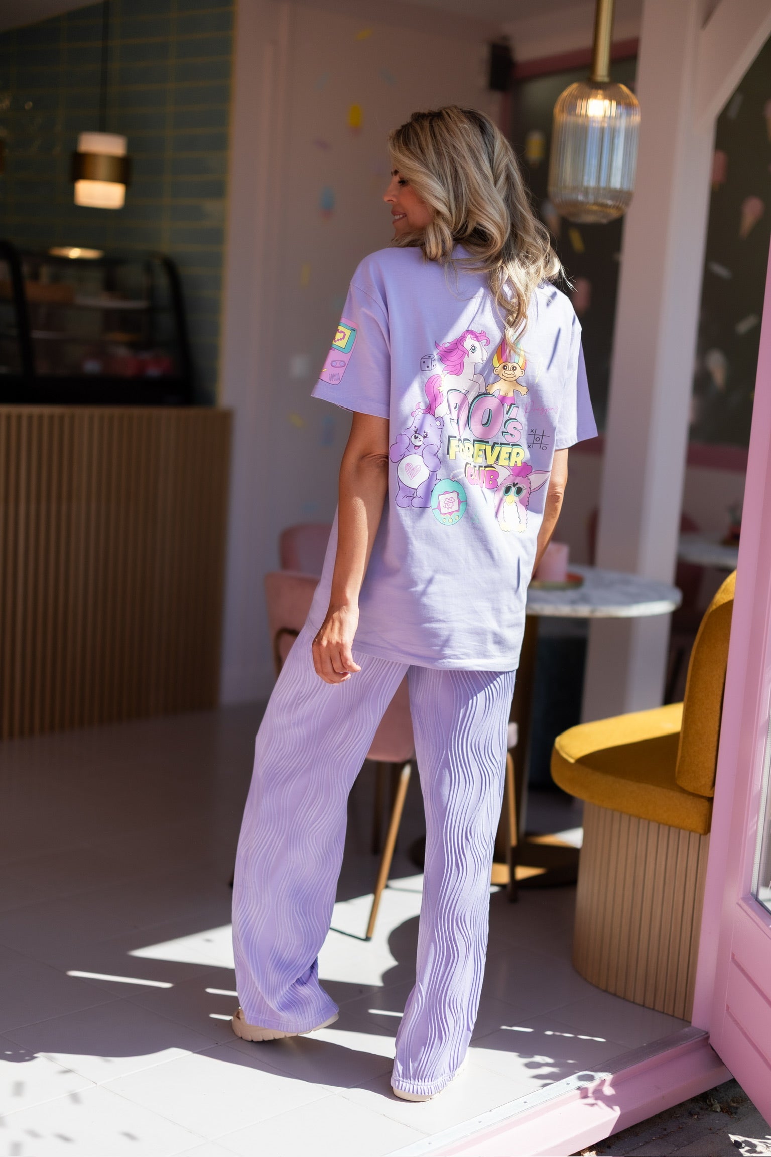 T-Shirt 90's Club | Purple | Studio Poespas